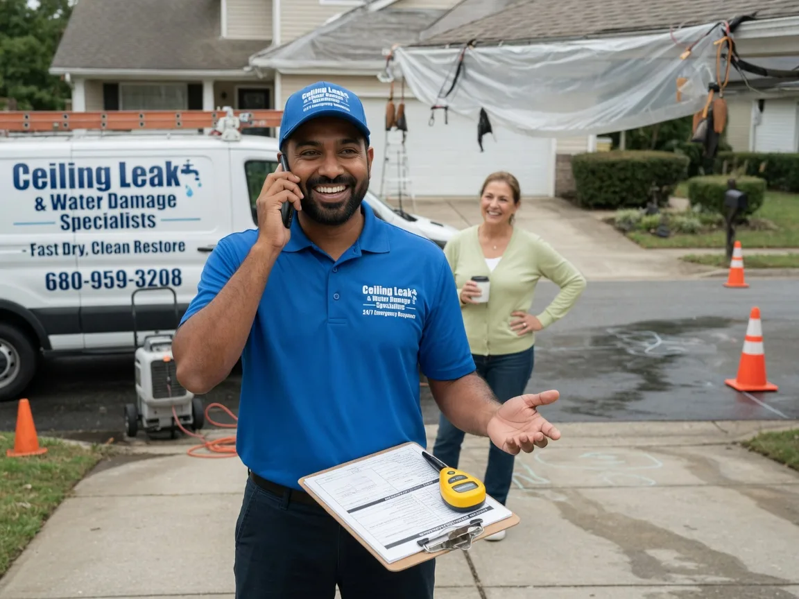 Ceiling Leak Cleanup Locust Hill, VA FAQs